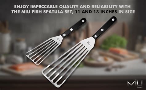 MIU Fish Spatula Steinless Steel 11 inch 